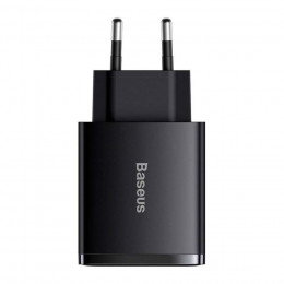Baseus Compact Quick Charger 2U+C 30W EU Черный (CCXJ-E01)
