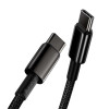 Baseus Tungsten Gold Fast Charging Data Cable 100W 1m Чёрный (CATWJ-01)