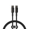 Baseus Tungsten Gold Fast Charging Data Cable 100W 1m Чёрный (CATWJ-01)