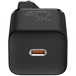 Baseus Super Si Quick Charger 1C 25W EU Sets Черное (TZCCSUP-L01) 