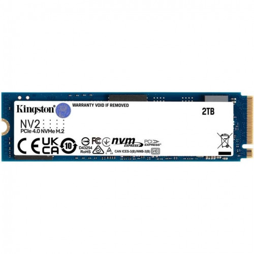 Kingston 2TB NV2 M.2 2280 NVMe PCIe 4.0 x4 (SNV2S/2000G)
