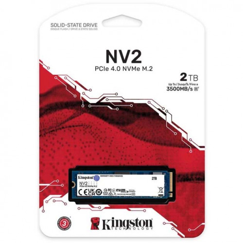 Kingston 2TB NV2 M.2 2280 NVMe PCIe 4.0 x4 (SNV2S/2000G)