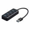 2Е USB-A TO 4XUSB3.0, HUB WITH SWITCH, 0.25 М (2E-W1405)