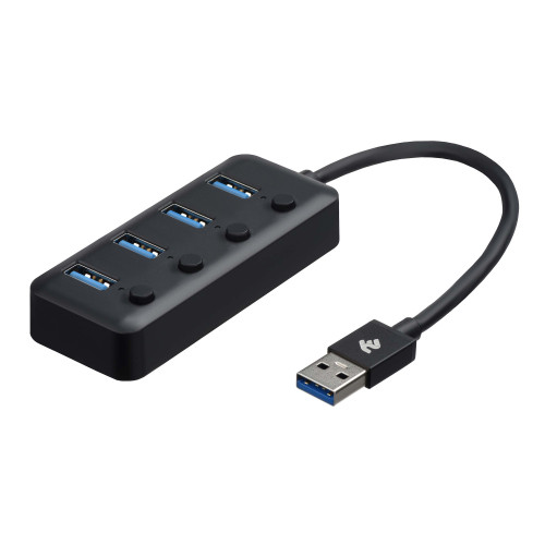 2Е USB-A TO 4XUSB3.0, HUB WITH SWITCH, 0.25 М (2E-W1405)