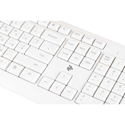 2Е Keyboard KS220 WL White