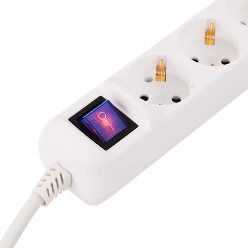 2Е U05ES15M10WH 10м, белый удлинитель сетевой