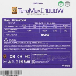 Zalman Teramax 2 1000W (ZM1000-TMX2WH) Ağ