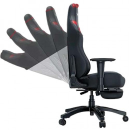 AndaSeat Luna Pro (AD18T-44-BR-PV) Black-Red Gaming Chair