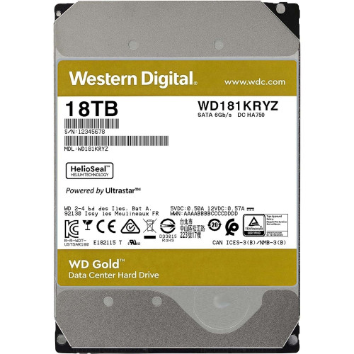 Western Digital Gold 18TB WD181KRYZ