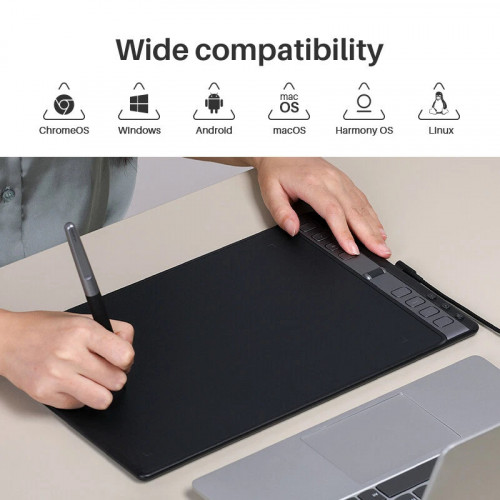 Huion Inspiroy 2L H1061P Drawing Graphics Tablet