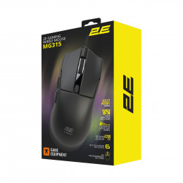 2E MG315, USB-A, qara (2E-MG315UBK)