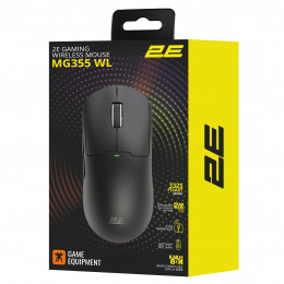 2E MG355 WL, RGB, USB-A/WL, qara (2E-MG355UBK-WL)