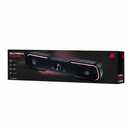 2Е Multimedia speaker PCS101 RGB, 2.0, USB, Black (2E-PCS101BK)