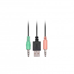 2Е Multimedia speaker PCS101 RGB, 2.0, USB, Black (2E-PCS101BK)