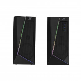 2E Multimedia spikeri PCS233 RGB, 2.0, USB, Qara (2E-PCS233BK)