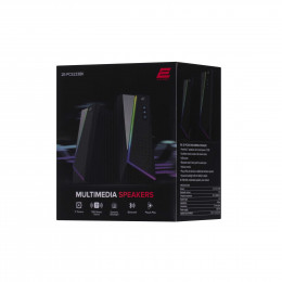2E Multimedia spikeri PCS233 RGB, 2.0, USB, Qara (2E-PCS233BK)