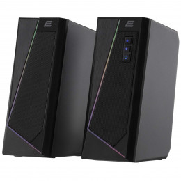 2E Multimedia spikeri PCS233 RGB, 2.0, USB, Qara (2E-PCS233BK)